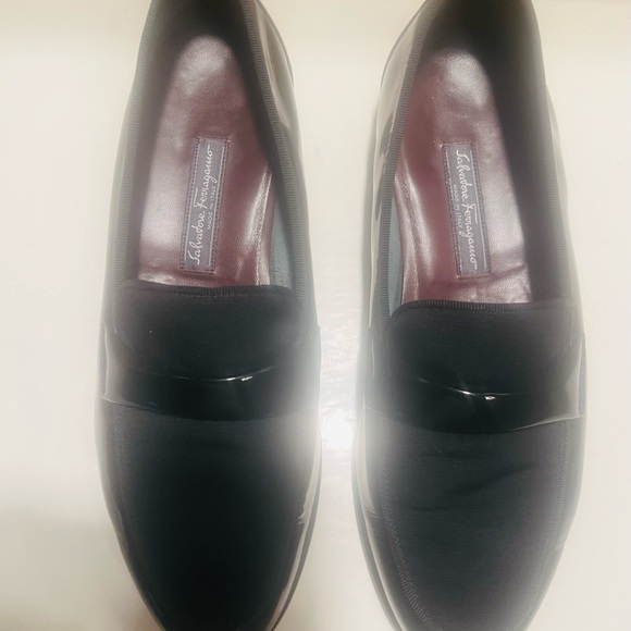 Salvatore Ferragamo black dress shoes size 11 - Picture 2 of 14